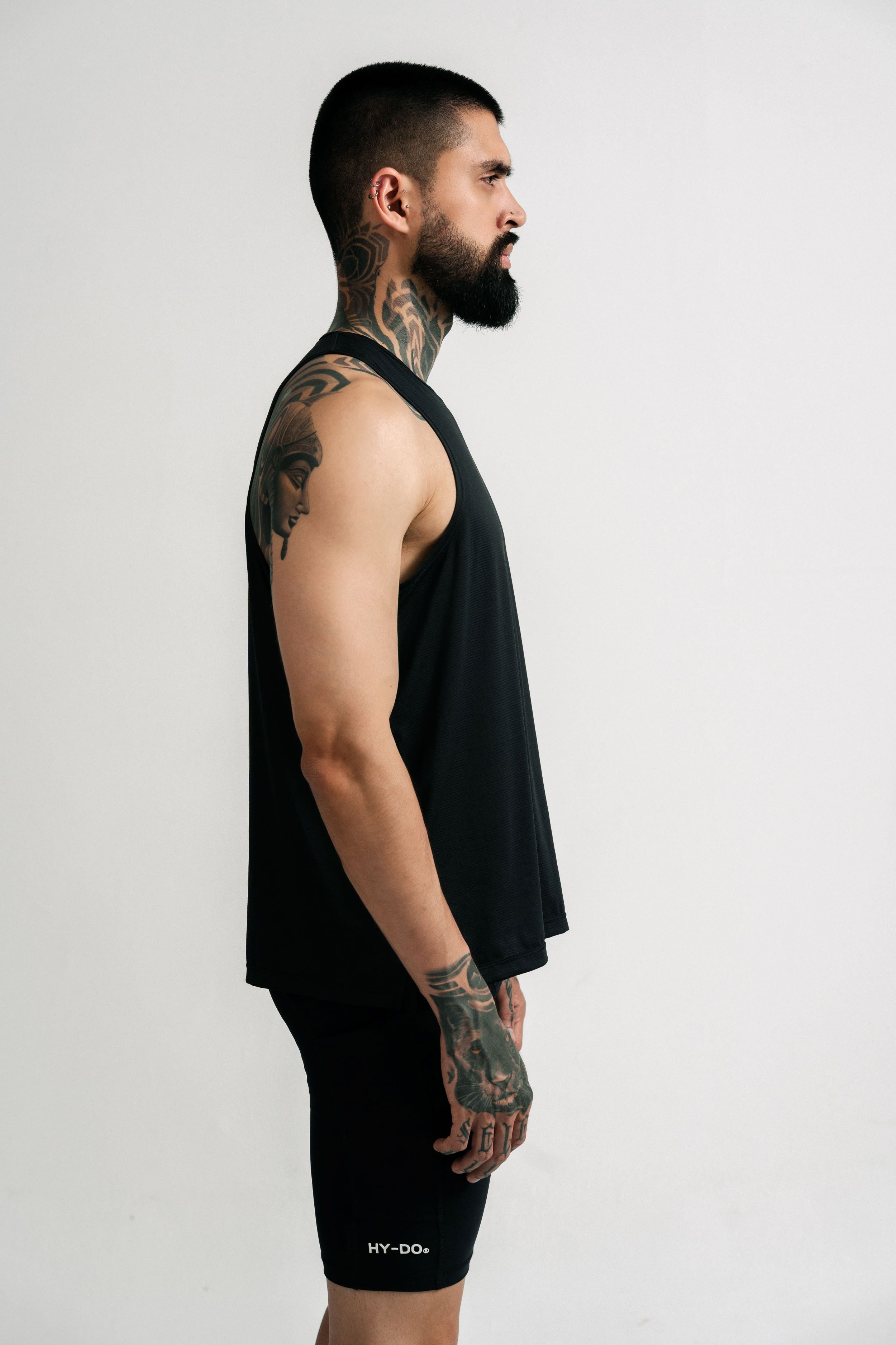 Rise Men Black Singlet