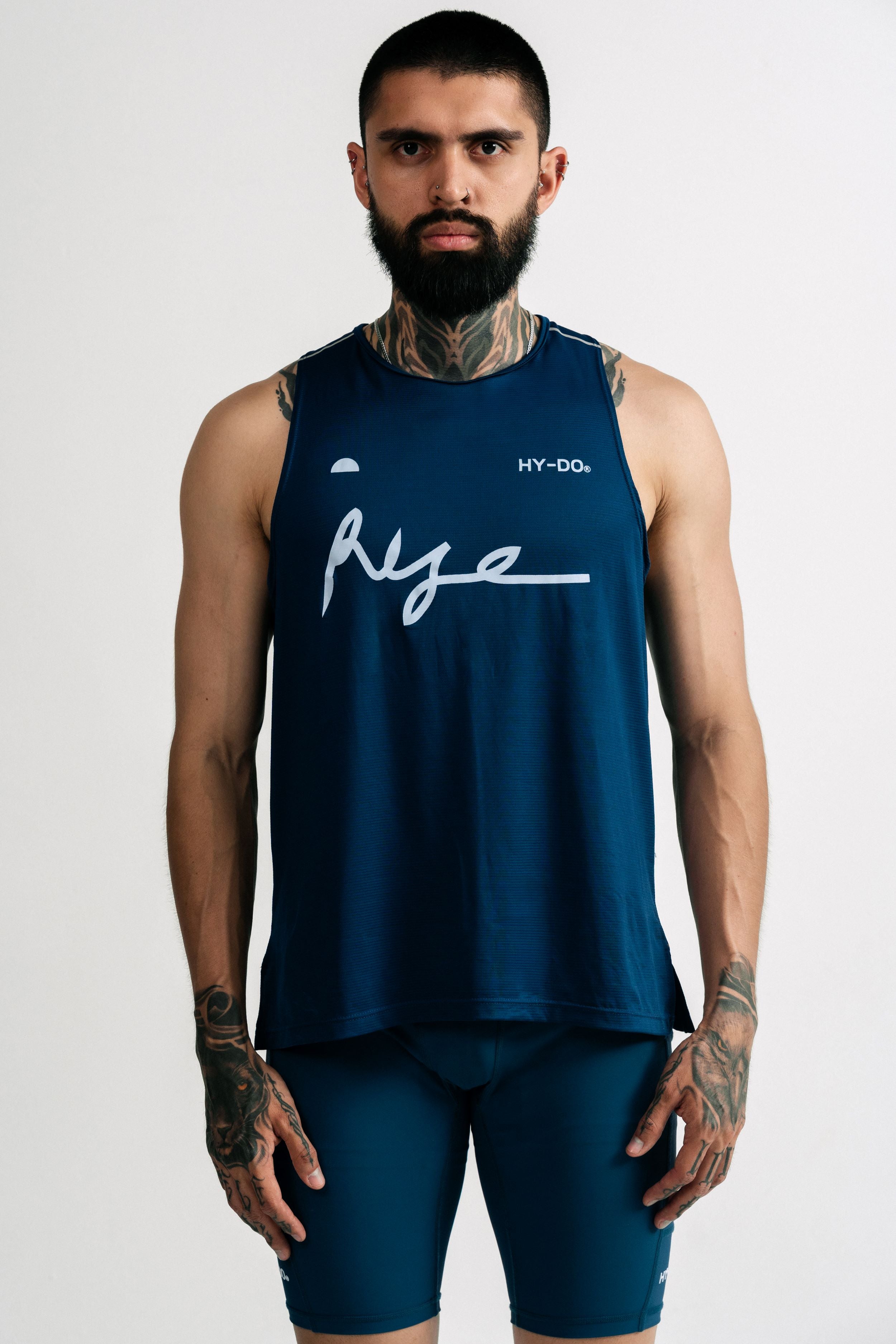 Rise Men Blue Singlet