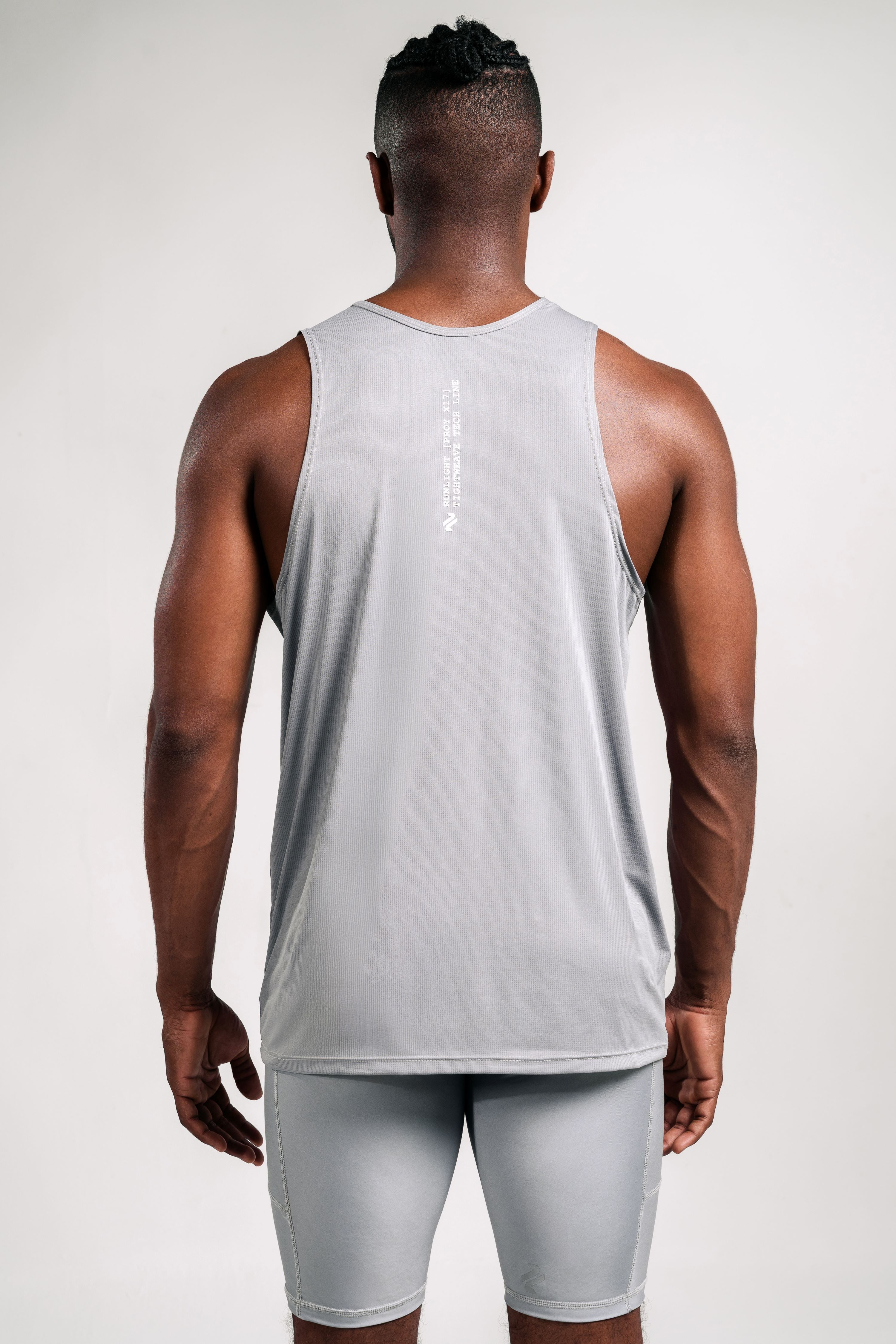 Set Performance - Silver Singlet + Biker Short