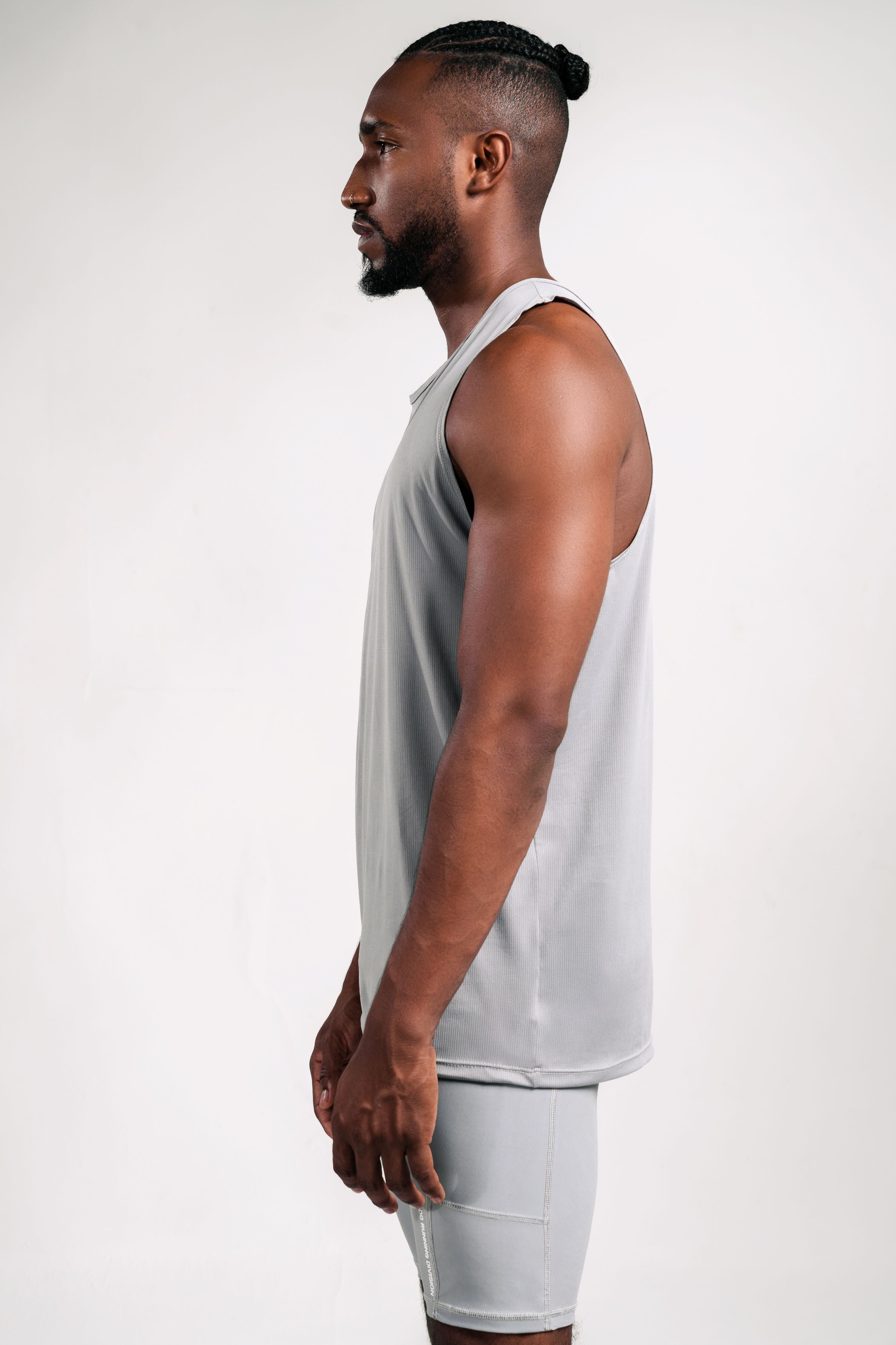 Set Performance - Silver Singlet + Biker Short