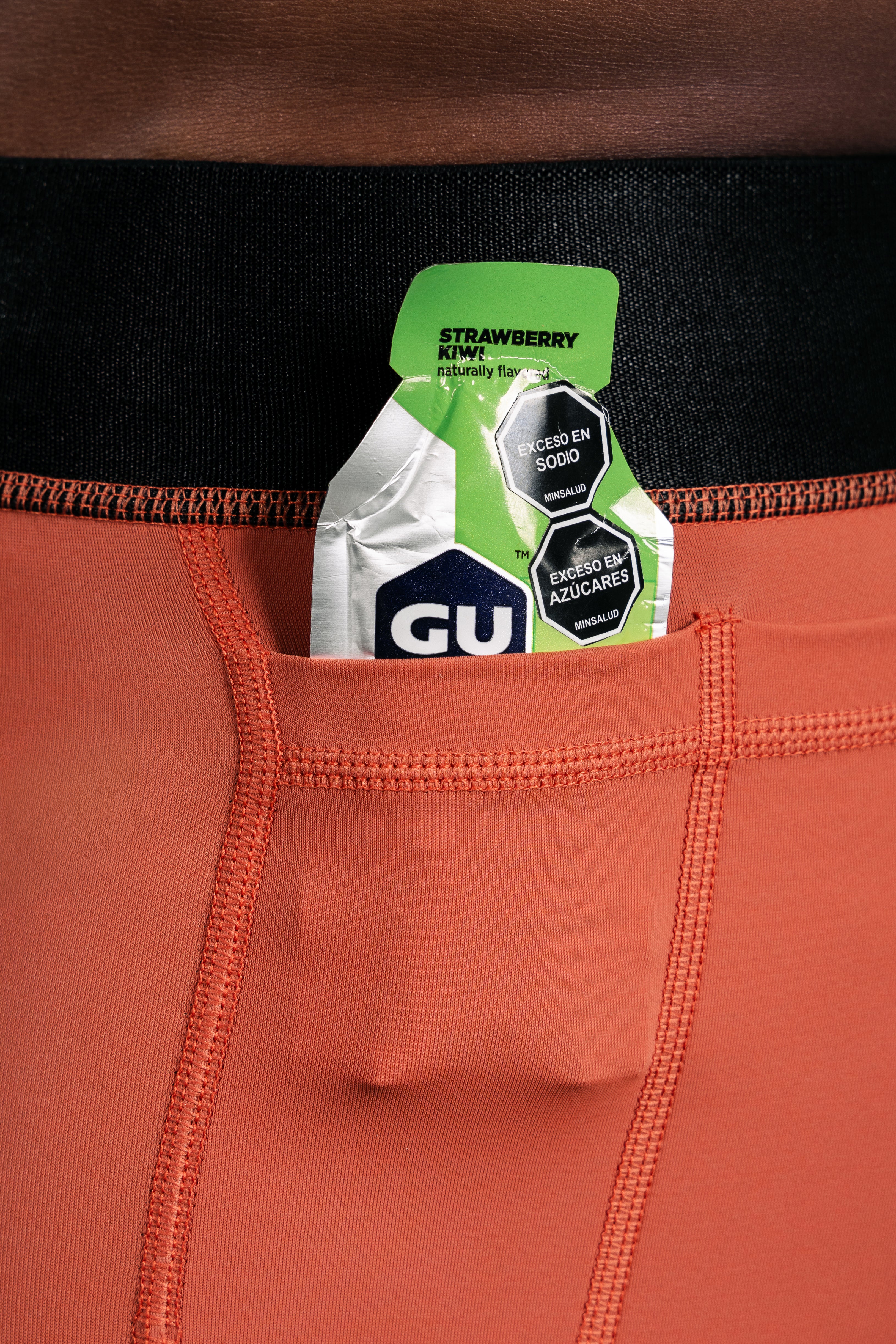 Runlight Men Biker Short - Naranja