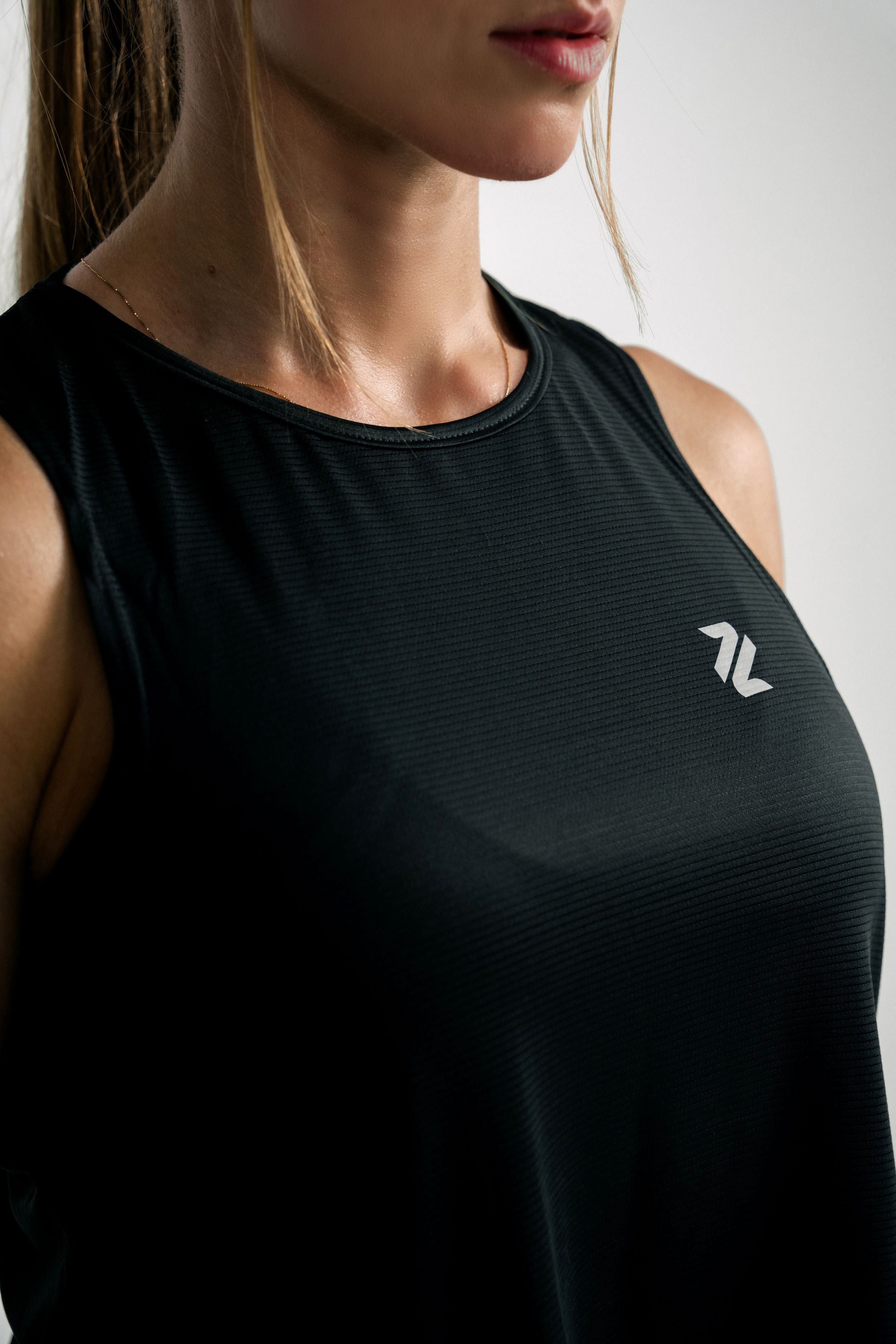 Rise Women Black Singlet