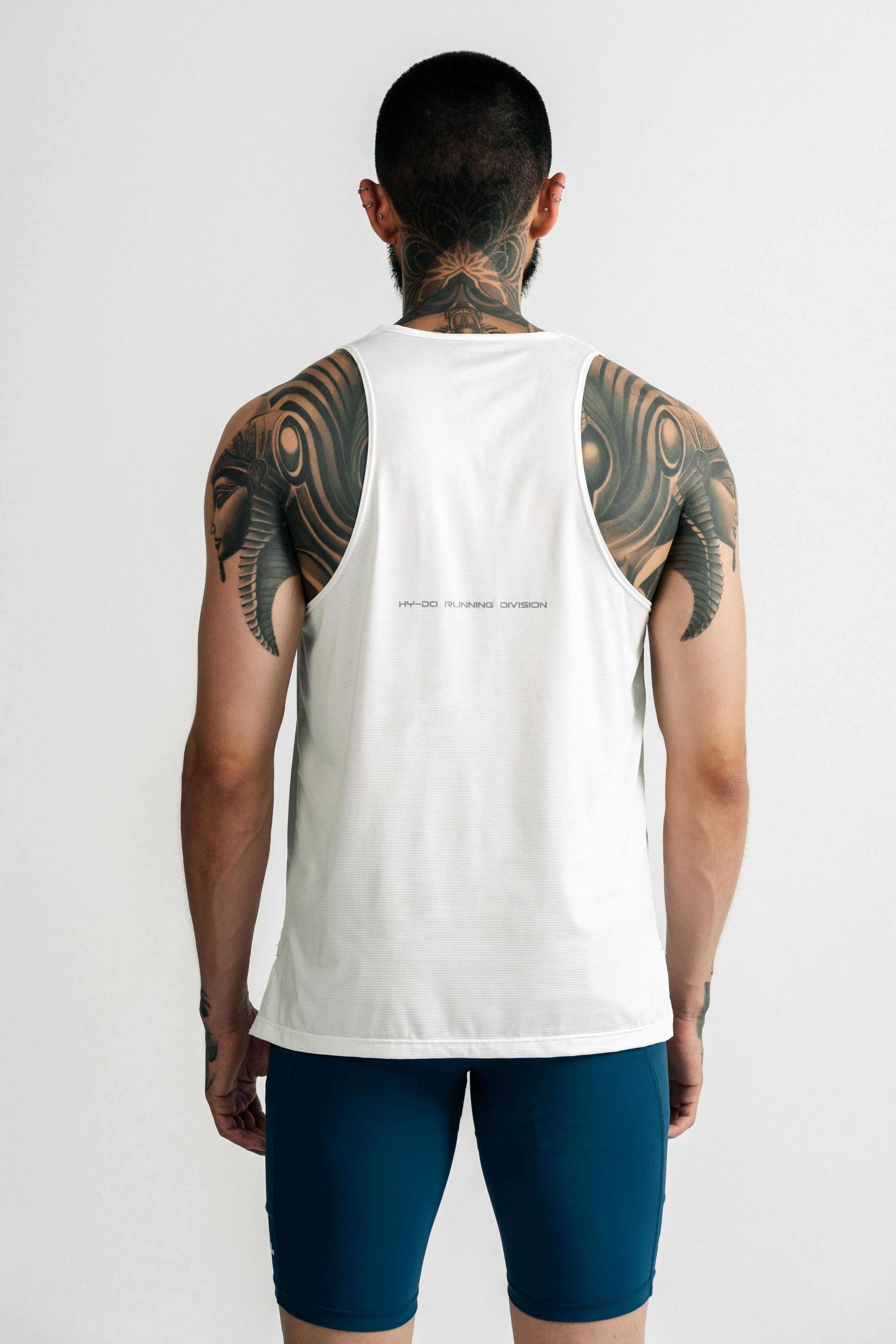 Rise Men White Singlet