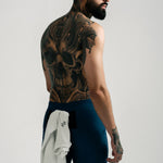 Rise Men Ocean Blue Biker Short