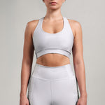 Runlight Women Top Bra - Gris claro