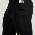 Runlight Men Biker Short - Black Code