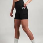 Runlight Women Biker Short - Black Code