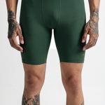Rise Men Olive Green Biker Short