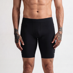 Rise Men Black Biker Short