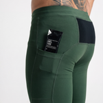Rise Men Olive Green Biker Short
