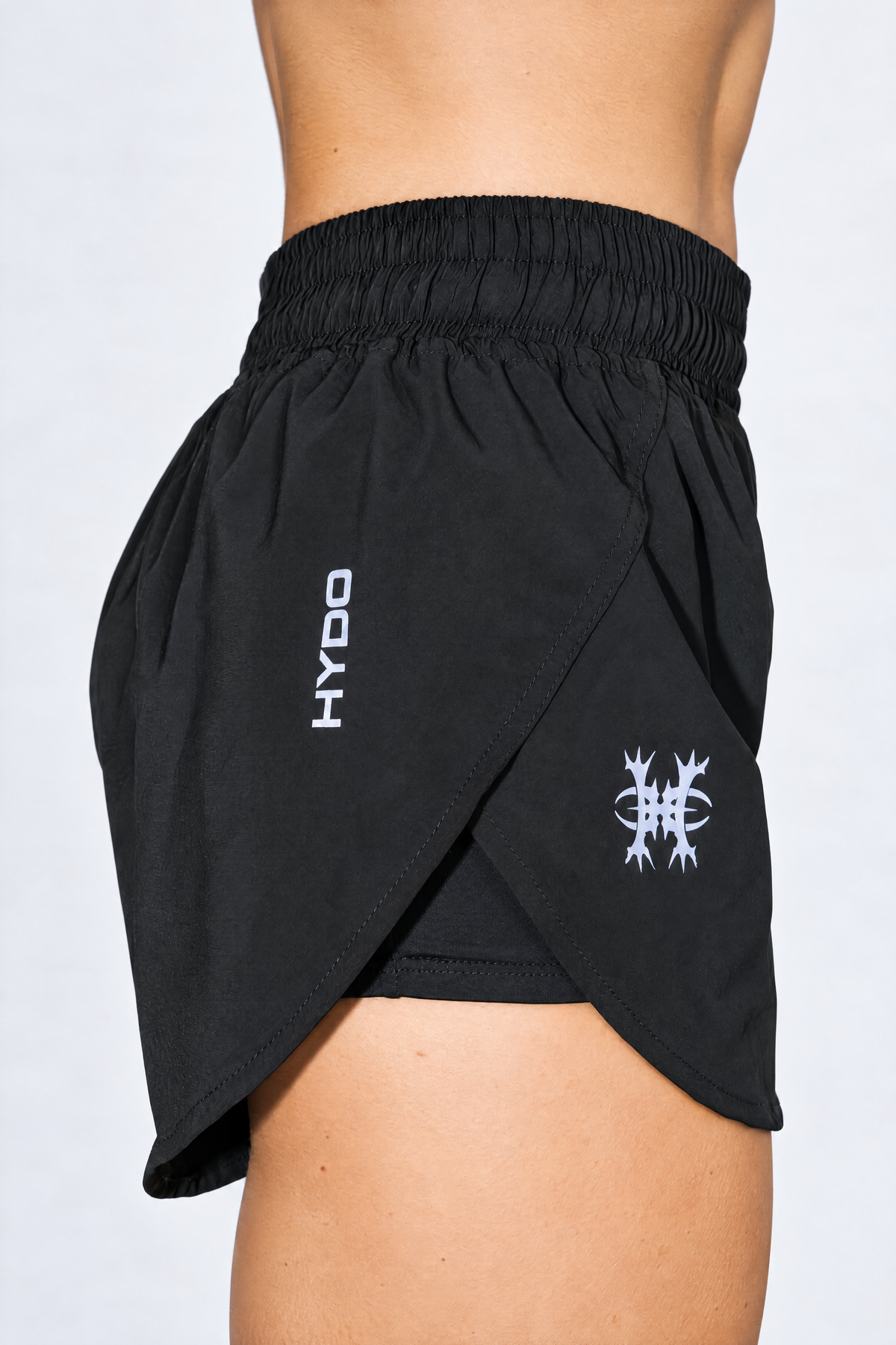 Women Hybrid Short Black